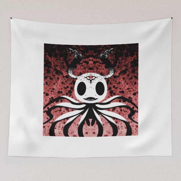 Aperçu de l'œuvre Hollow Knight Creepy RED créée et vendue par Retratosanime.
