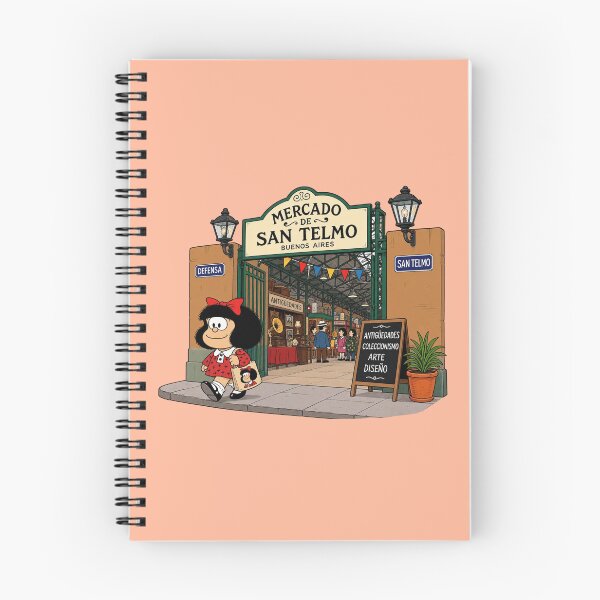 Item preview, Mafalda at a market in Buenos Aires designed and sold by JarquinDD.