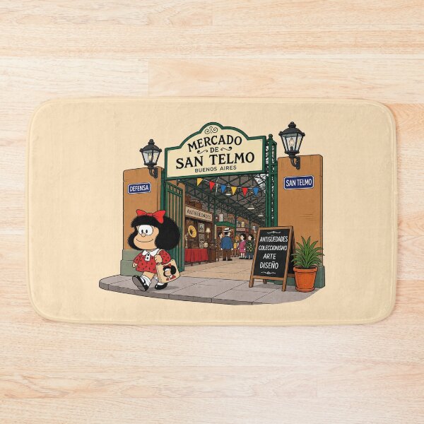 Item preview, Mafalda at a market in Buenos Aires designed and sold by JarquinDD.