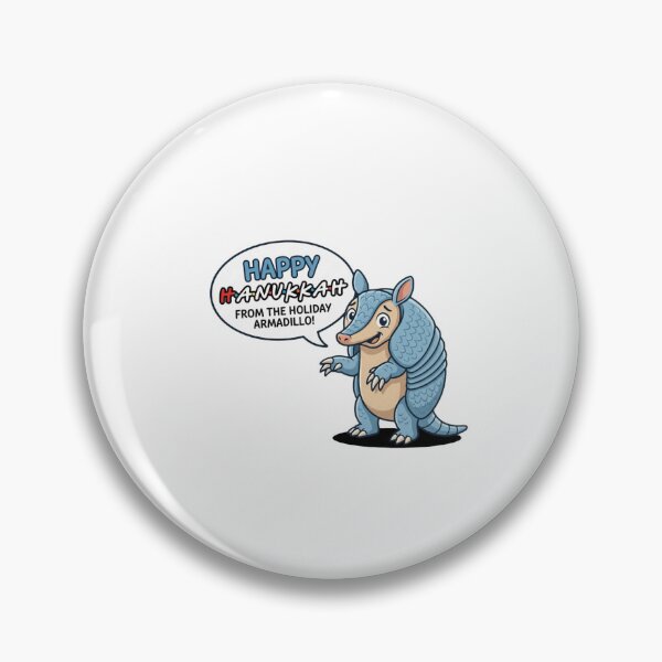 Item preview, ¡Feliz Hanukkah del Armadillo Festivo! designed and sold by HytoneArt.