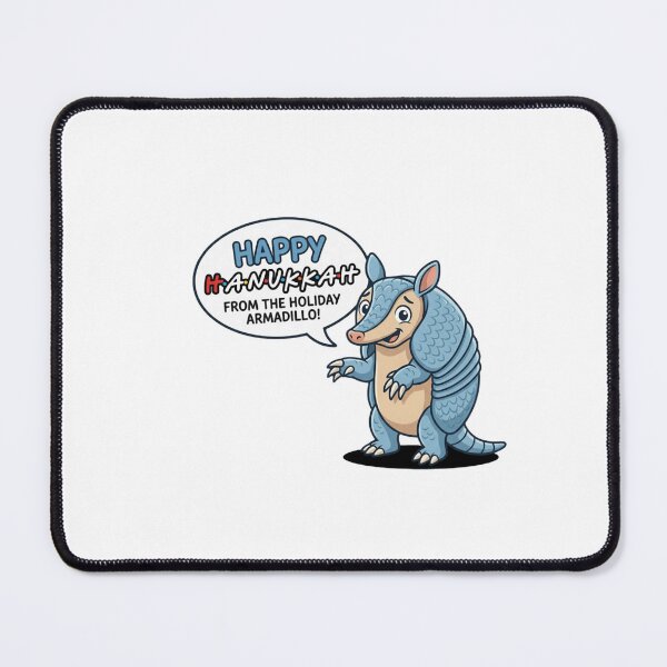Item preview, Happy Hanukkah From The Holiday Armadillo designed and sold by HytoneArt.