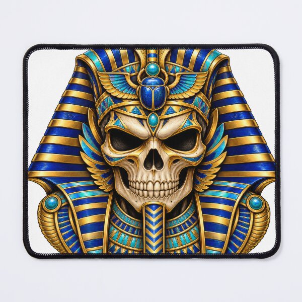 Item preview, Egyptian Pharaoh Skull designed and sold by syotos-ai.