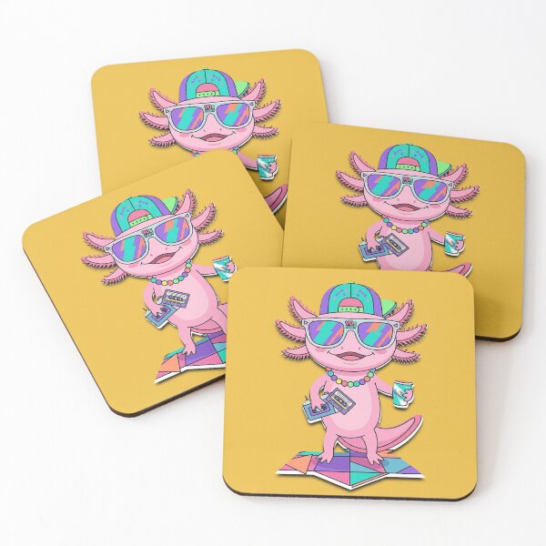 Item preview, Retro 90s Axolotl Nostalgia Party - Cute Vintage Meme Art designed and sold by kanjxtan.