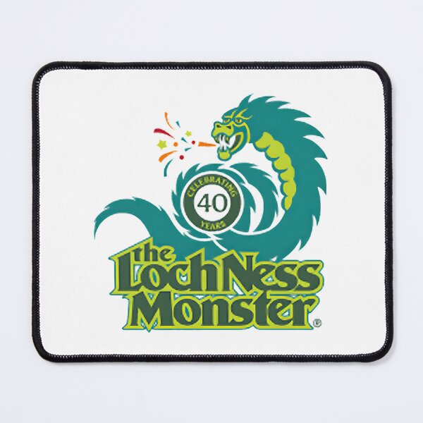 Item preview, Loch Ness Monster Roller Coaster Logo Black Design designed and sold by youssefelshair.