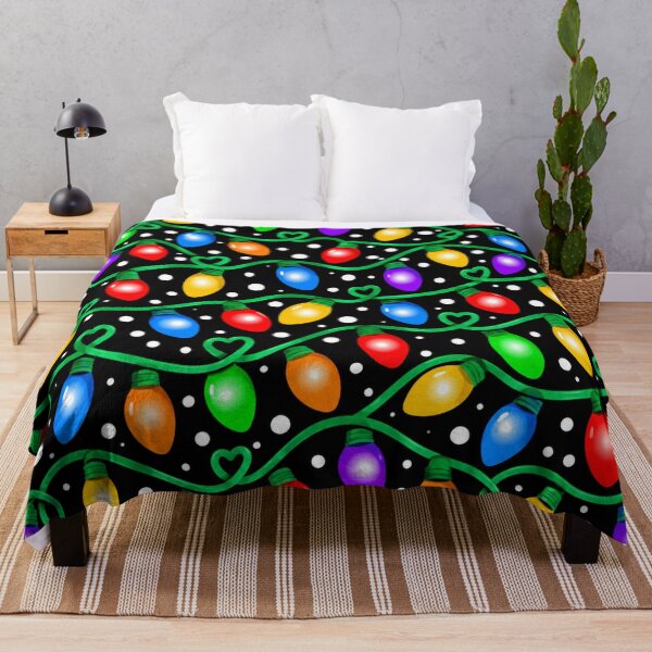 Item preview, Christmas lights Pattern colorful designed and sold by Tetete.