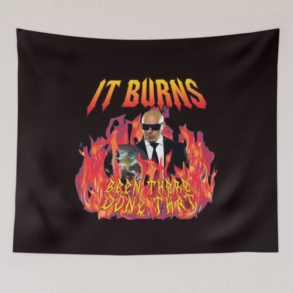 Item preview, Pitbull Been There Done That Fire Earth  designed and sold by CuteartBySakura.