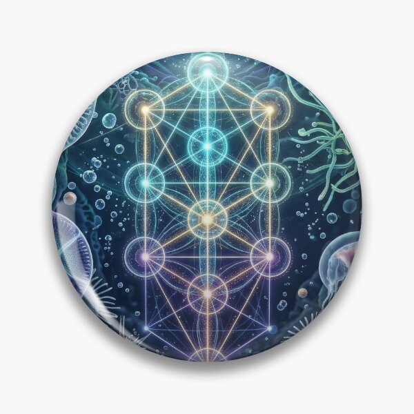 Item preview, Sacred Geometry Tree Of Life Aquatic Micro Beings designed and sold by monkeybusiness.pt.