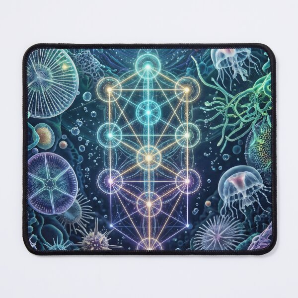 Item preview, Sacred Geometry Tree Of Life Aquatic Micro Beings designed and sold by monkeybusiness.pt.