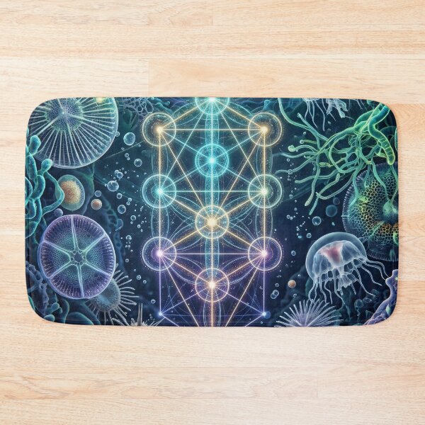 Item preview, Sacred Geometry Tree Of Life Aquatic Micro Beings designed and sold by monkeybusiness.pt.