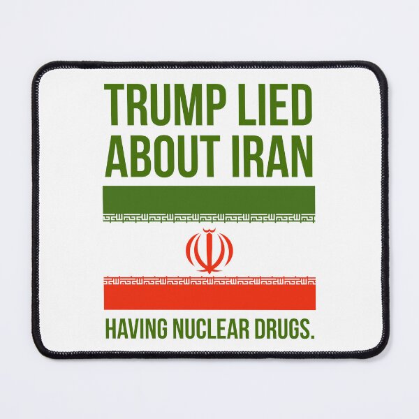 Artikelvorschau, Trump hat über Irans Behauptung, es gäbe nukleare Drogen, gelogen. entworfen und verkauft von Rachel the Artist .