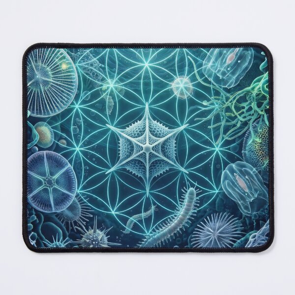 Item preview, Flower Of Life Sacred Geometry Aquatic Micro Beings designed and sold by monkeybusiness.pt.