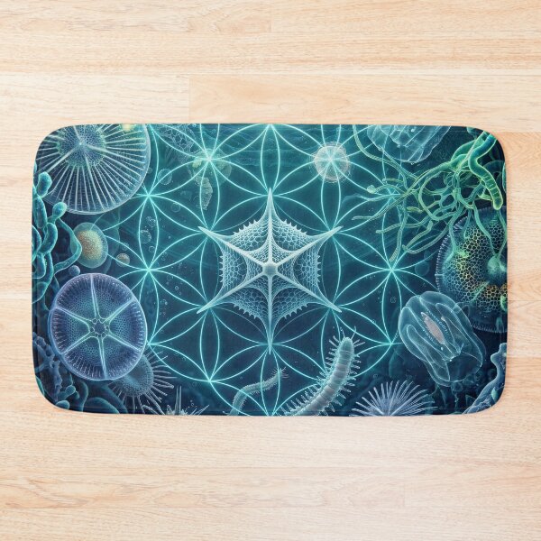 Item preview, Flower Of Life Sacred Geometry Aquatic Micro Beings designed and sold by monkeybusiness.pt.