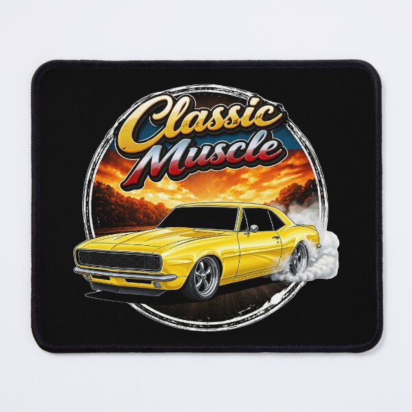 Item preview, 1967 Camaro Classic Muscle – Bright Yellow designed and sold by T-Bucket-Tees.
