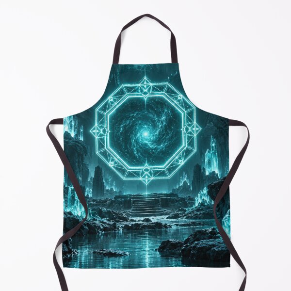 Item preview, Portal geométrico resplandeciente en la caverna de cristal designed and sold by monkeybusiness.pt.