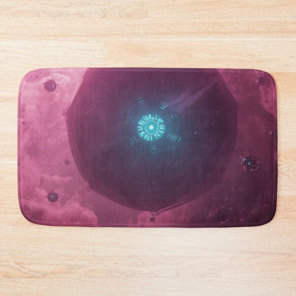 Item preview, Massive Alien Spacecraft In Magenta Cosmic Nebula designed and sold by monkeybusiness.pt.