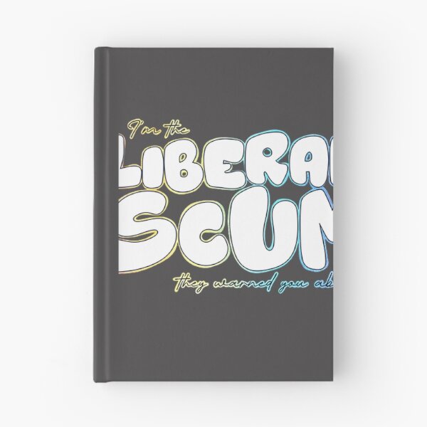 Item preview, I'm the Liberal Scum White Bubble Letter Art with Rainbow Outline Political Design designed and sold by Lyan-co.