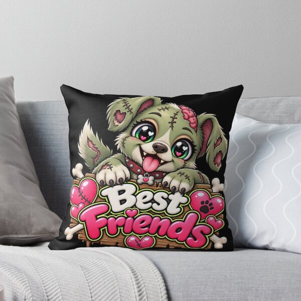 Item preview, Best Friends Zombie Dog – Cute Creepy Kawaii Undead Puppy  designed and sold by aventi24.