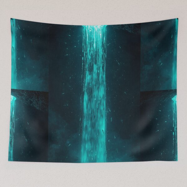 Item preview, Breathtaking Bioluminescent Anti Gravity Liquid Waterfall designed and sold by monkeybusiness.pt.
