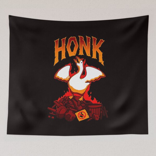Aperçu de l'œuvre HONK Oie de Feu Doom créée et vendue par BeautyDesignNo1.