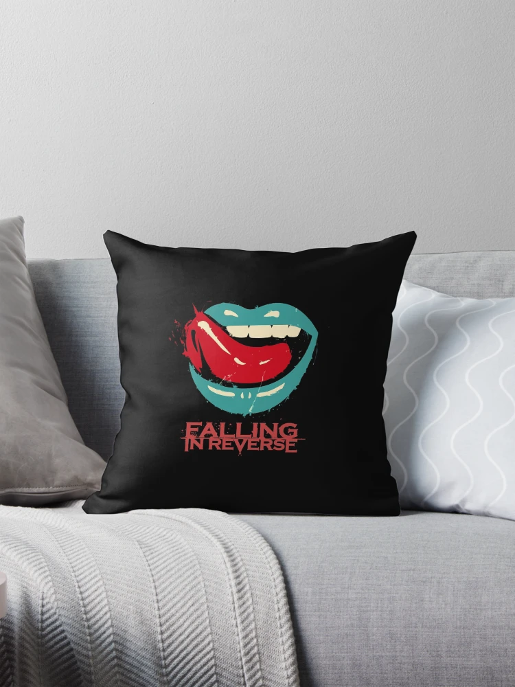 Thumbnail 1 of 4, Pillow, Falling In Reverse designed and sold by TinyToesPre.