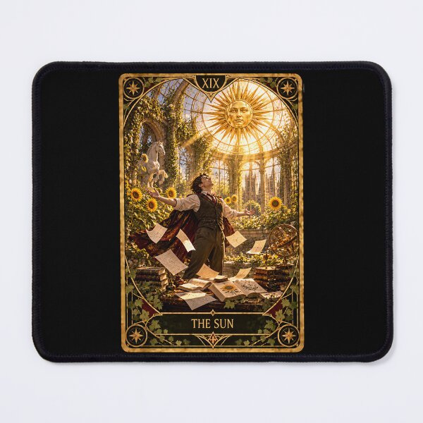 Item preview, Dark Academia Tarot Card Prints: The Sun designed and sold by PinUpPizzazz.