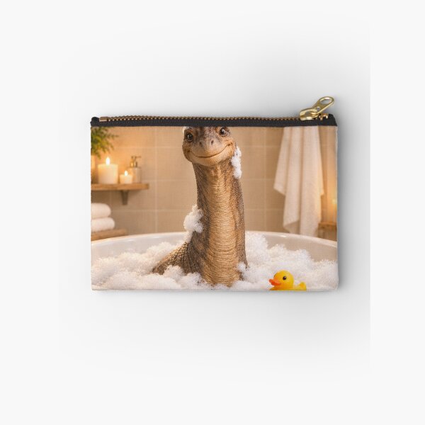 Item preview, Curious Brachiosaurus Bubble Bath designed and sold by Sillytoe.