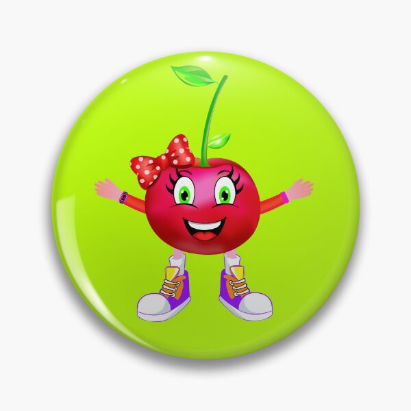 Artikelvorschau, Happy Cherry – Animierte Charakterversion (Mädchen) entworfen und verkauft von ExpressiveToon.