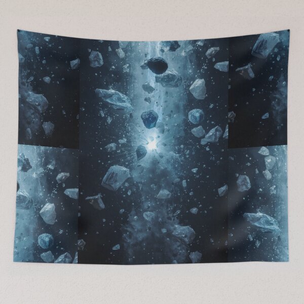 Item preview, Cosmic Explosion Of Shattered Ice In Space designed and sold by monkeybusiness.pt.