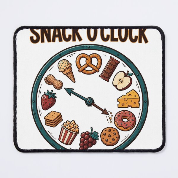 Item preview, Snack O'Clock Funny Kids Shirt designed and sold by Hearth & Hue.