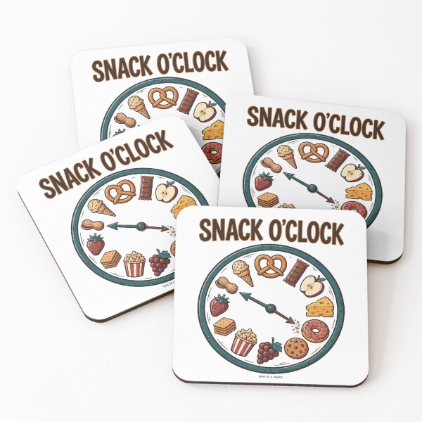 Item preview, Snack O'Clock Funny Kids Shirt designed and sold by Hearth & Hue.