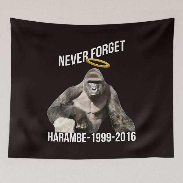 Item preview, Never Forget Harambe Memorial  designed and sold by BeautyDesignNo1.