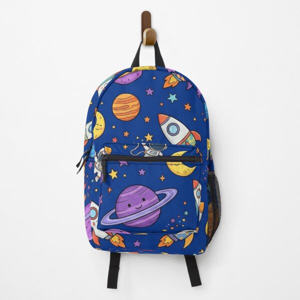 Item preview, Cute Cartoon Space Rockets Planets Childrens Bedding Pattern designed and sold by Shivora Studio.