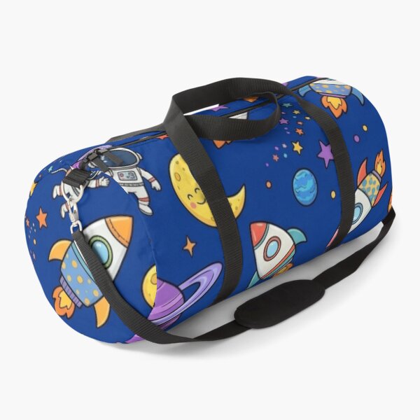 Item preview, Cute Cartoon Space Rockets Planets Childrens Bedding Pattern designed and sold by Shivora Studio.