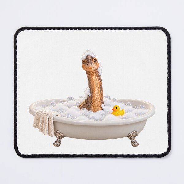 Item preview, Gentle Brachiosaurus Bubble Bath designed and sold by Sillytoe.