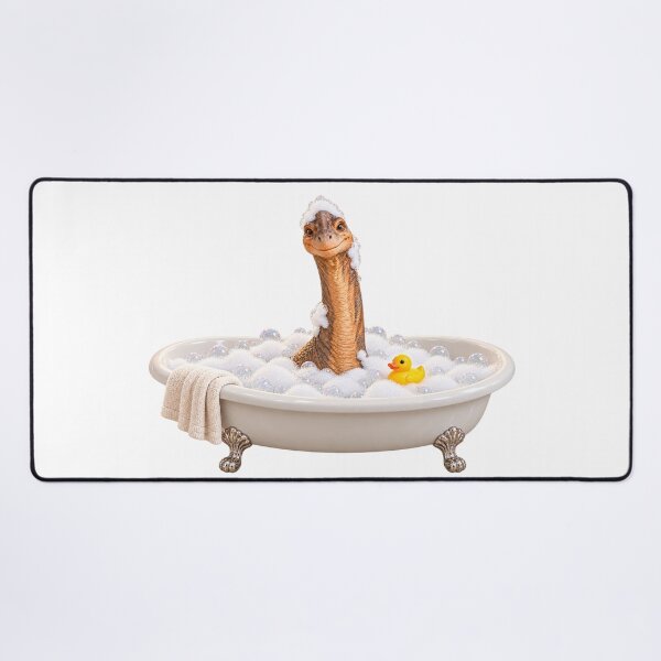 Item preview, Gentle Brachiosaurus Bubble Bath designed and sold by Sillytoe.