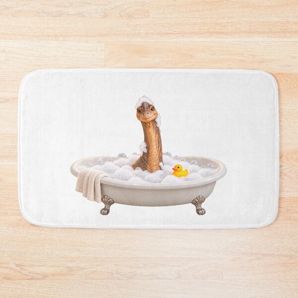 Item preview, Gentle Brachiosaurus Bubble Bath designed and sold by Sillytoe.