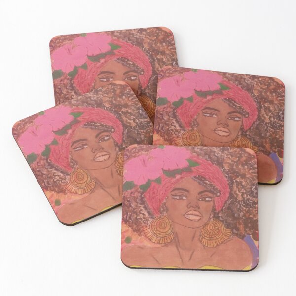Aperçu de l'œuvre Portrait d'une reine afro-caribéenne créée et vendue par sahirpress26.