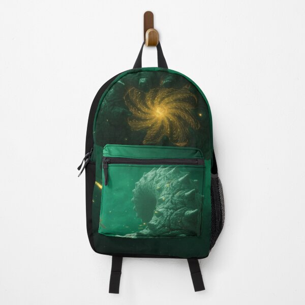 Item preview, Colossal Space Nautilus In Emerald Nebula designed and sold by monkeybusiness.pt.