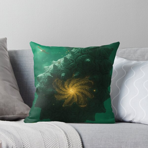 Item preview, Colossal Space Nautilus In Emerald Nebula designed and sold by monkeybusiness.pt.