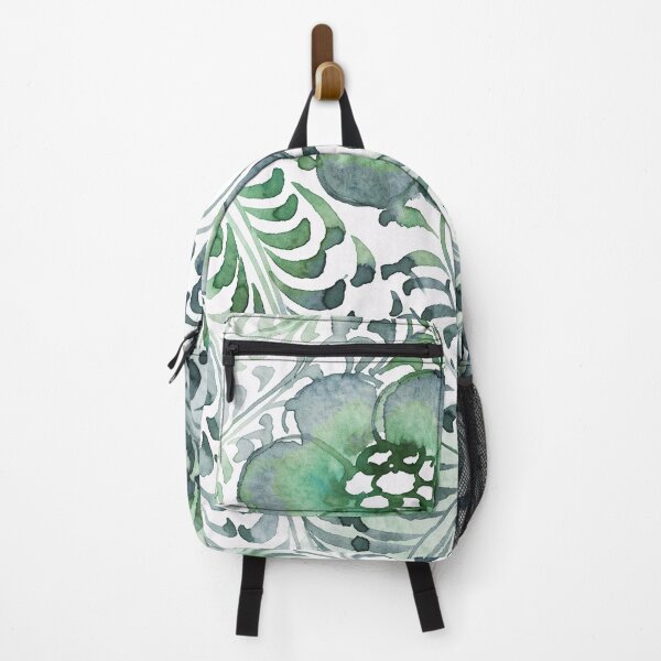 Item preview, Chinoiserie Green Swirl Floral Watercolor Pattern designed and sold by Fani*.