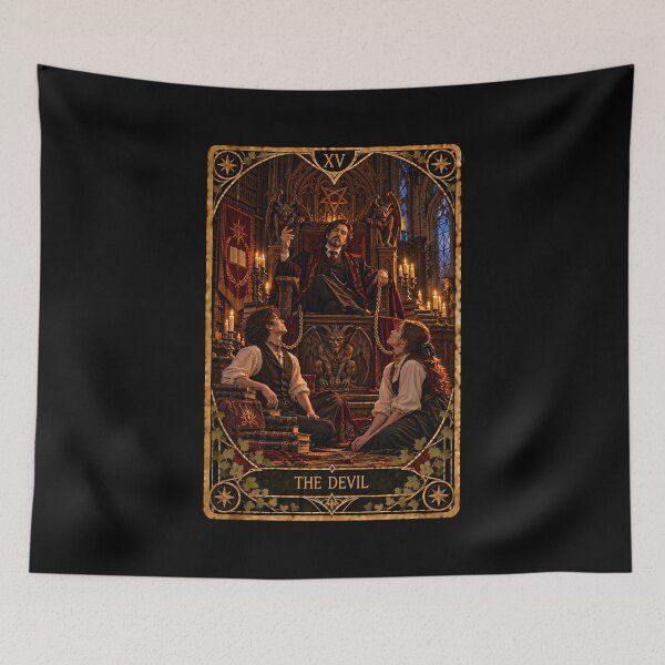 Item preview, Dark Academia Tarot Card Prints: The Devil designed and sold by PinUpPizzazz.