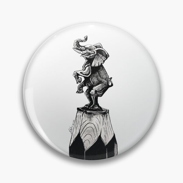 Aperçu de l'œuvre Éléphant miniature dessiné au crayon graphite créée et vendue par Konopikyu.