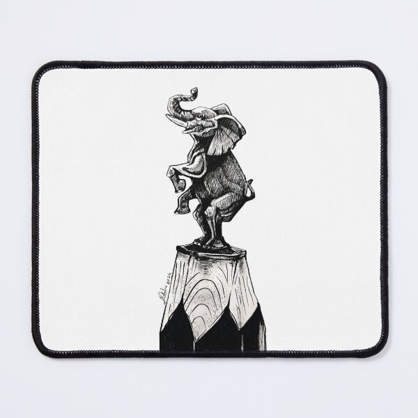 Item preview, Miniature elephant in graphite pencil designed and sold by Konopikyu.