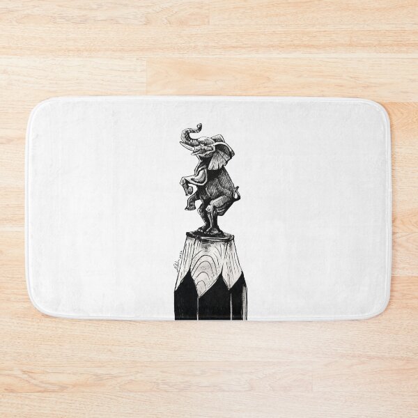 Aperçu de l'œuvre Éléphant miniature dessiné au crayon graphite créée et vendue par Konopikyu.