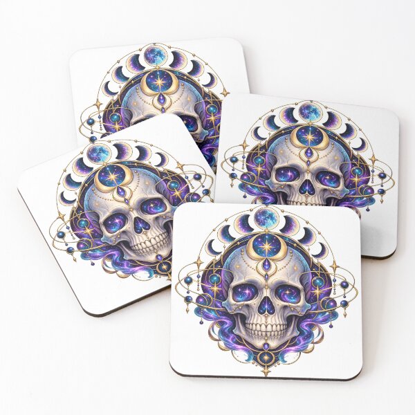 Aperçu de l'œuvre Celestial Moon Skull créée et vendue par syotos-ai.