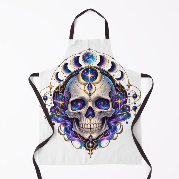 Item preview, Celestial Moon Skull designed and sold by syotos-ai.