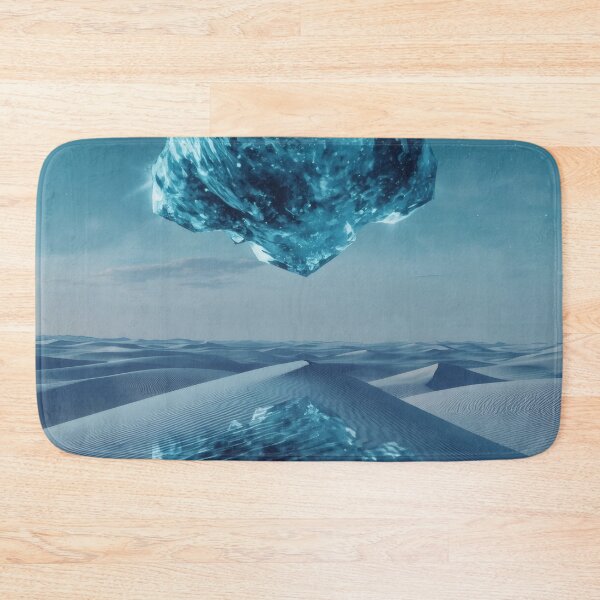 Item preview, Glowing Ice Crystal Hovering Over Alien Desert designed and sold by monkeybusiness.pt.