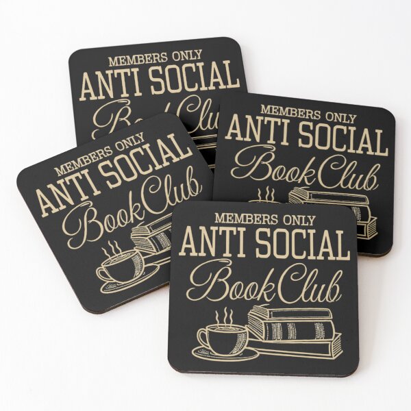 Item preview, Anti Social Book Club designed and sold by Free Will Creative.