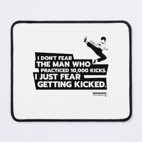 Item preview, I Just Fear Getting Kicked - Funny Martial Arts Parody designed and sold by offquote. by nttglyphs.