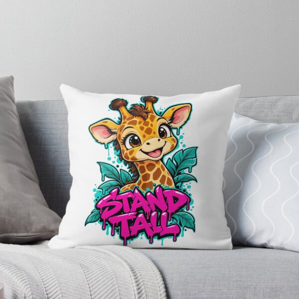 Item preview, Stand Tall - Graffiti Giraffe designed and sold by Visual Dept..